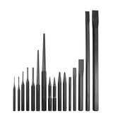 Juego de puntos, punzones, cinceles y botadores de 16 piezas Urrea NO.7
