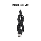 Linterna de minero, 80 lúmenes, 1 LED, recargable, Truper 102129
