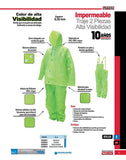 Impermeable alta visibilidad 2 piezas talla grande Urrea USIM22