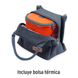 Lonchera térmica con 3 contenedores de acero inoxidable Truper 66076