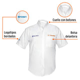 Camisa blanca para caballero, manga corta talla XXG, Truper 60381
