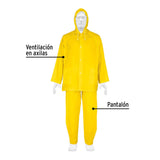 Conjunto impermeable ligero de PVC, talla M, Pretul 27095