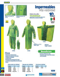 Gabardina impermeable alta visibilidad talla grande Surtek 137531