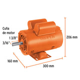 Motor eléctrico monofásico de 3/4 HP, baja velocidad, Truper 102304