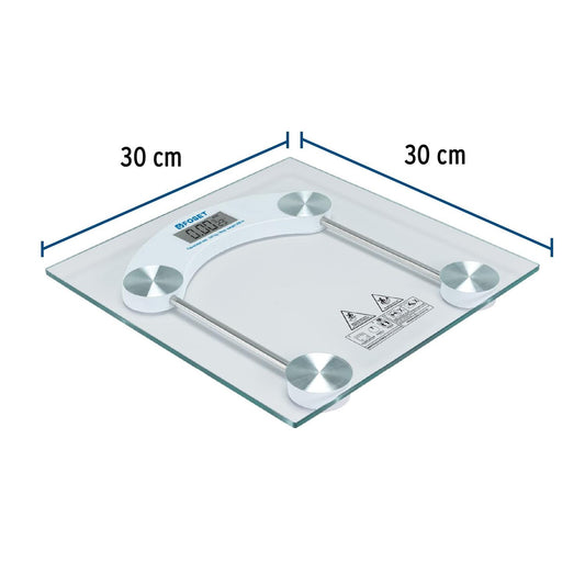 Báscula digital 180kg para baño, Foset 48526