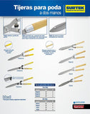 Tijera para poda a dos manos con grip 12" Surtek TSAG12
