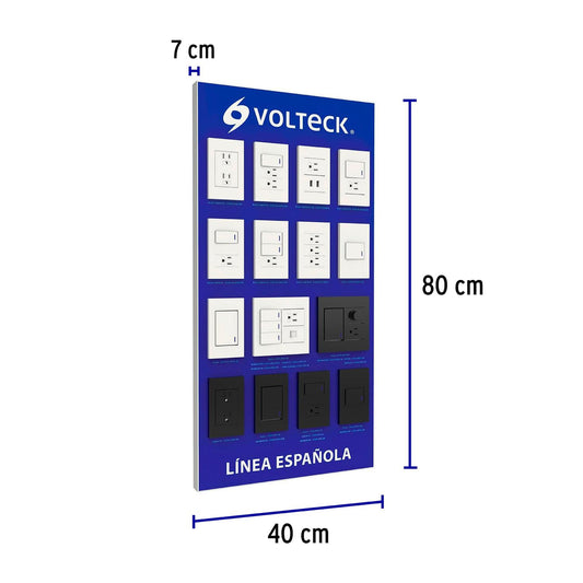 Exhibidor de Línea Española, Volteck 57025