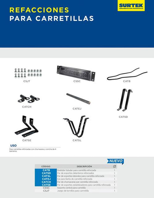 Bastidor tubular para carretilla Surtek CATB