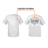 Camiseta blanca estampada 100% algodón, talla 42, Truper 60010