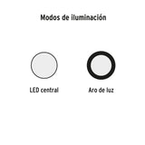 Linterna de minero LED/COB 80 lm recargable, Truper 102150