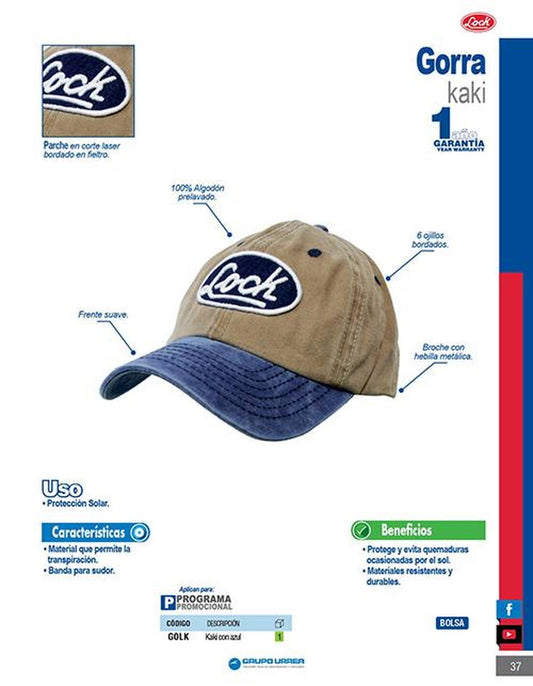 Gorra Lock Kaki Lock GOLK