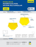 Esquina magnética para soldar multiangular 5-3/4", 75lb ESQ75A Surtek