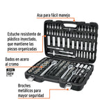 Juego de 172 herramientas 1/4', 3/8' y 1/2' std p/mecánico, Truper 102412