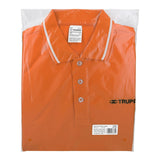 Playera tipo polo dry fit naranja, para dama talla G, Truper 69988