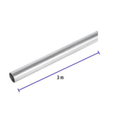 Tubo de acero de 3 m pared delgada, 1/2', Volteck 47232