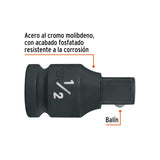 Extensión cuadro 1/2' de impacto, largo 2', Truper 100908
