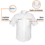 Camisa blanca para caballero, manga corta talla XXXG, Truper 66012