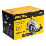 Sierra circular 7-1/4' 1200 W, Pretul 27098