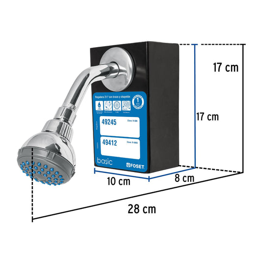 Exhibidor con regadera R-506, Foset 55704