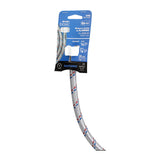 Manguera WC, aluminio, 1/2'x7/8', 35 cm, plást/plást, Foset 49768