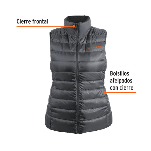 Chaleco de plumas para dama talla XG, Truper 65008
