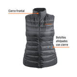 Chaleco de plumas para dama talla XG, Truper 65008