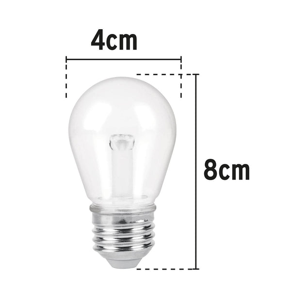 Lámpara LED S14 de 1 W, luz cálida Volteck 48077