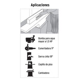 Extensión reforzada aterrizada 10 m 3x12 AWG, Volteck 46554