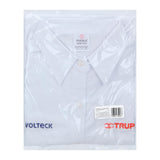 Camisa blanca para dama, manga corta talla G, Truper 62103