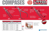 Compás para interiores 6" Urrea 80016IN