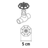 Repuesto de volante válvulas de globo/compuerta,1/2,3/4,1' Foset 48535