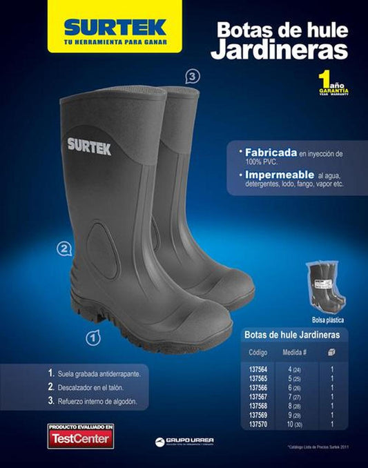 Botas jardineras # 9 Surtek 137569