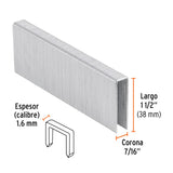 Caja con 1000 grapas corona 7/16' cal. 16, 38mm p/ENNE-160 13335