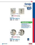 Cerrojo sencillo Alta níquel satinado Lock LAL4710