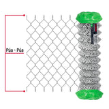 Rollo 20 m x 1.5 m malla ciclónica calibre 11 abertura 55 mm, Fiero 42934
