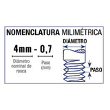 DOGOTULS JGO 3 MACHUELOS AAC 4.0mm-0.7 ET1041