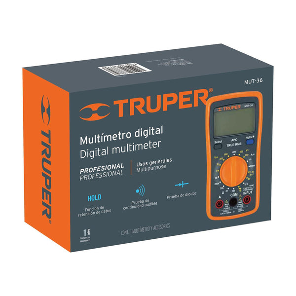 Multímetro digital profesional Truper 100360