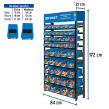 Rack con conexiones de cobre y gas, Foset 55860