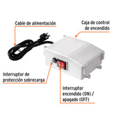 Caja de control para bomba tipo bala 1-1/2 HP, Truper 102708