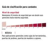 Candado de combinación de disco en blíster, Hermex Basic 23525