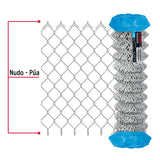 Rollo 20m x 1.25m malla ciclónica calibre 12.5 abertura 55mm, Fiero 42948