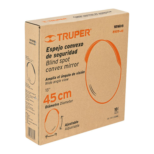 Espejo convexo de 45 cm Truper 101608