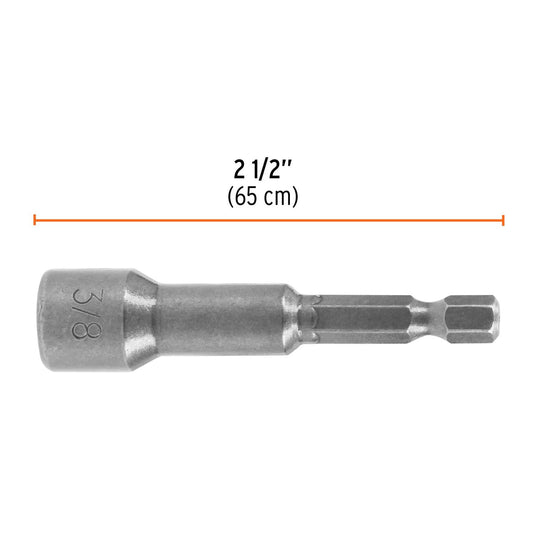 Estuche con 50 dados magnéticos de 3/8' largo 2', Expert 102613