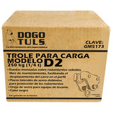 TROLE PARA CARGA 250KG NEGRO D2, DOGOTULS GM5173