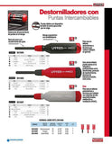 Destornillador puntas intercamb spanner tamper 15 en 1 Urrea 9315MT