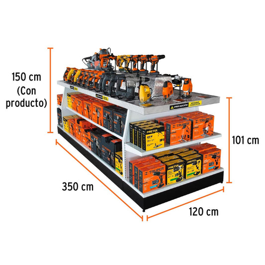 Mueble power center con herramienta eléctrica, Truper 55894