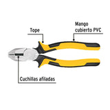 Pinza p/electricista 9' cabeza cuadrada Comfort Grip, Pretul 27155