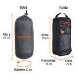 Chamarra de plumas para dama, talla CH, Truper 66004