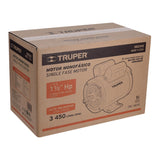 Motor eléctrico monofásico de 1 1/2 HP, alta velocidad, Truper 102312