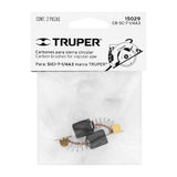 Bolsa con 2 carbones de repuesto para SICI-7-1/4A3, Truper 15029